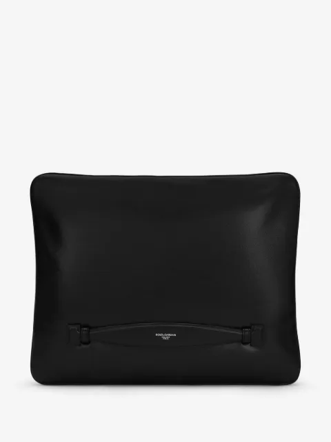 Dolce & Gabbana logo-print clutch bag