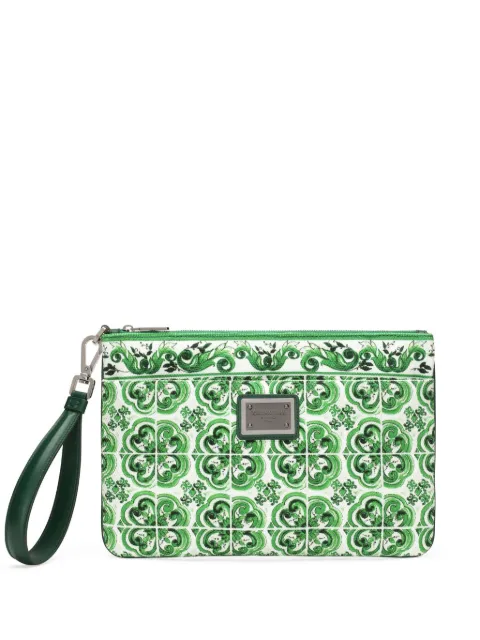 Dolce & Gabbana All-Over Print Clutch Bag