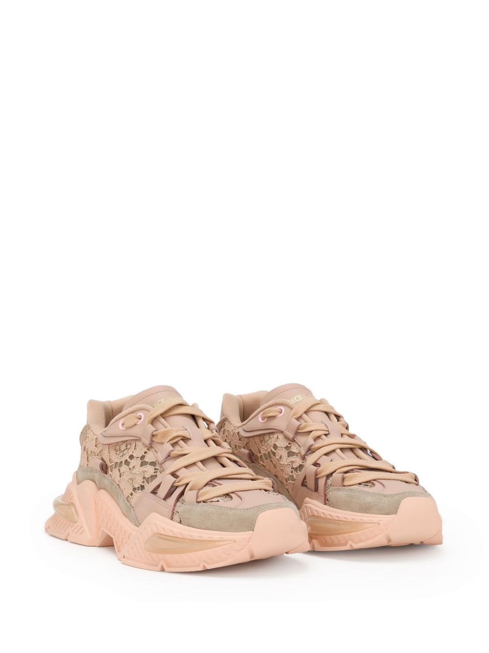 Shop Dolce & Gabbana Airmaster Sneakers In Neutrals