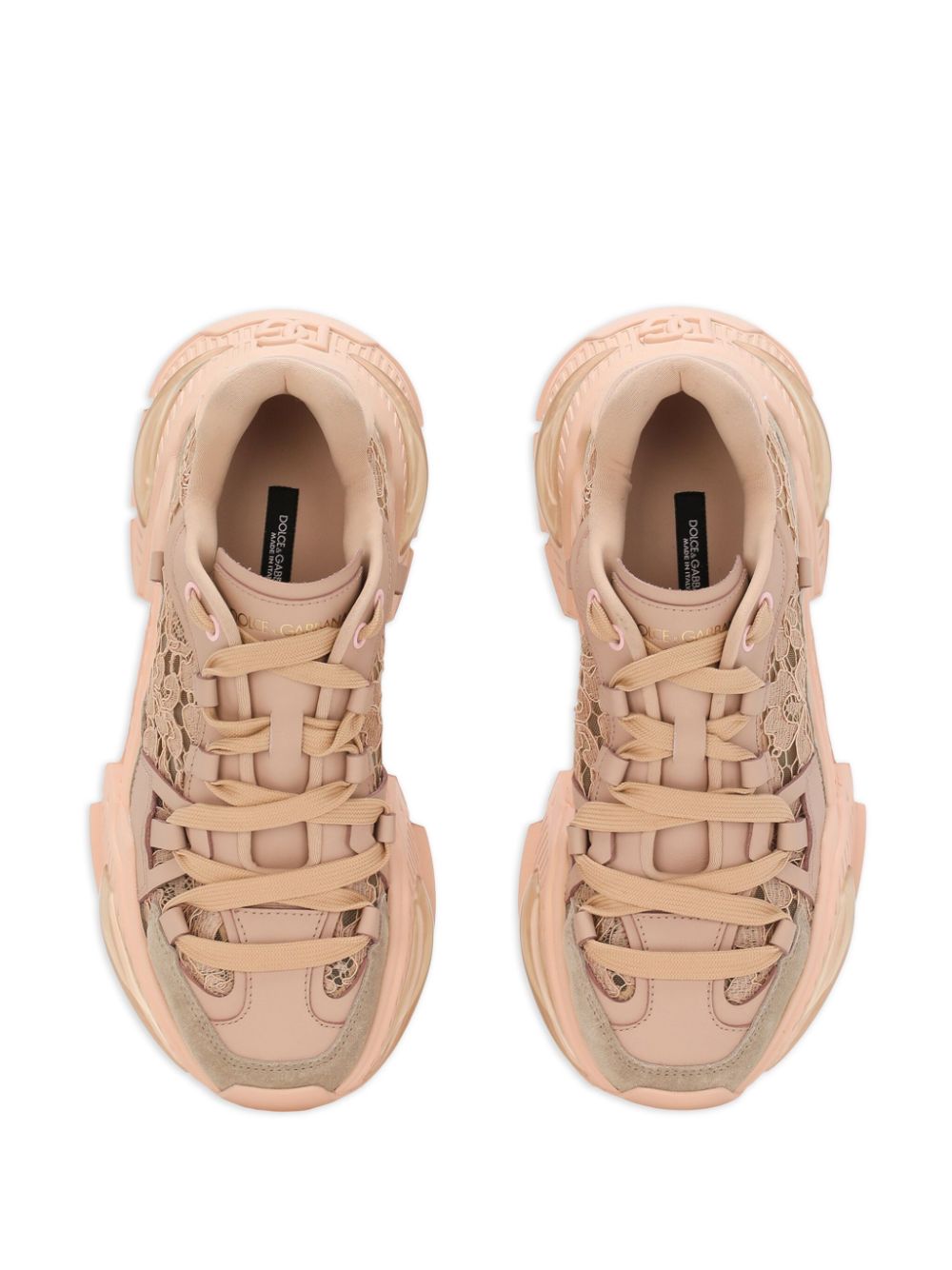 Shop Dolce & Gabbana Airmaster Sneakers In Neutrals