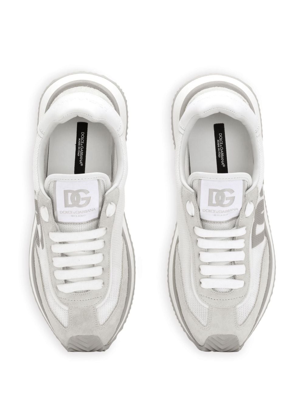 Dolce & Gabbana DG Cushion sneakers van gemixt materiaal Wit