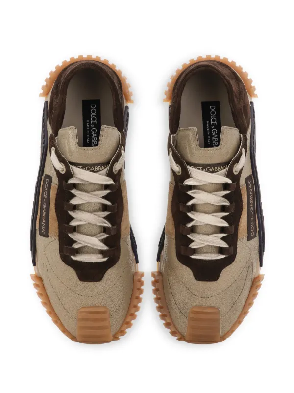 Dolce & Gabbana Tênis NS1 De Couro Com Recortes | Neutro | FARFETCH BR