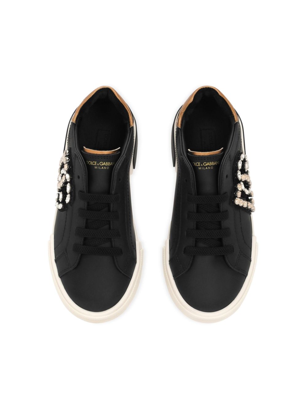 Dolce & Gabbana Kids Portofino Vintage sneakers Black