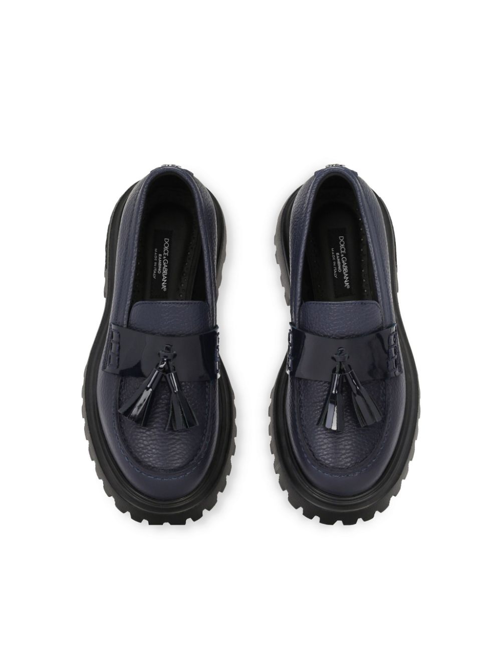 Dolce & Gabbana Kids Loafers met kwastjes Blauw