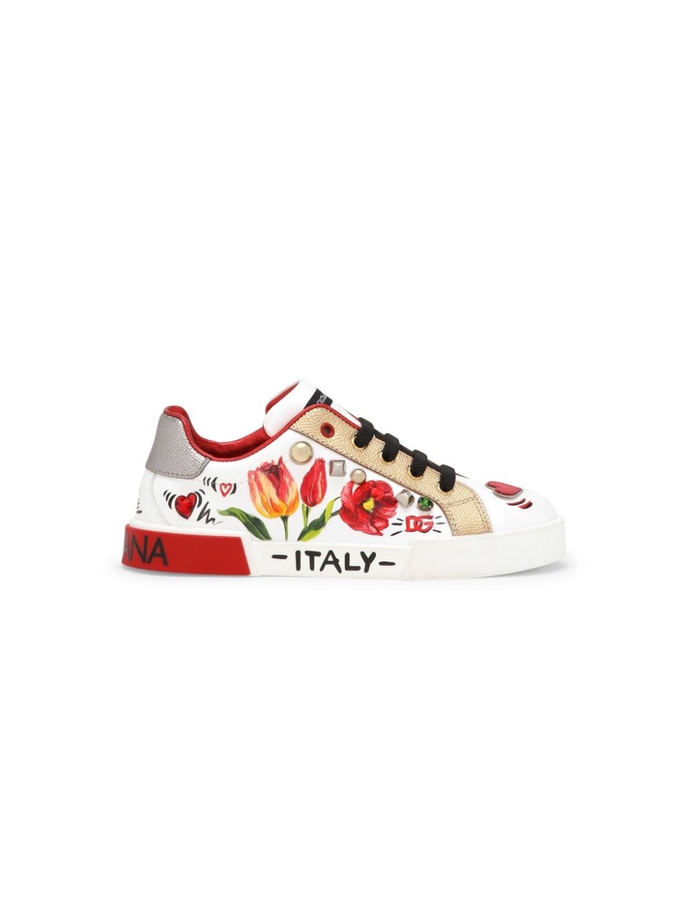 Dolce & Gabbana Kids Portofino Light sneakers - Wit