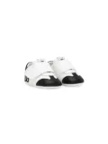 Dolce & Gabbana Kids logo-print touch-strap sneakers - White