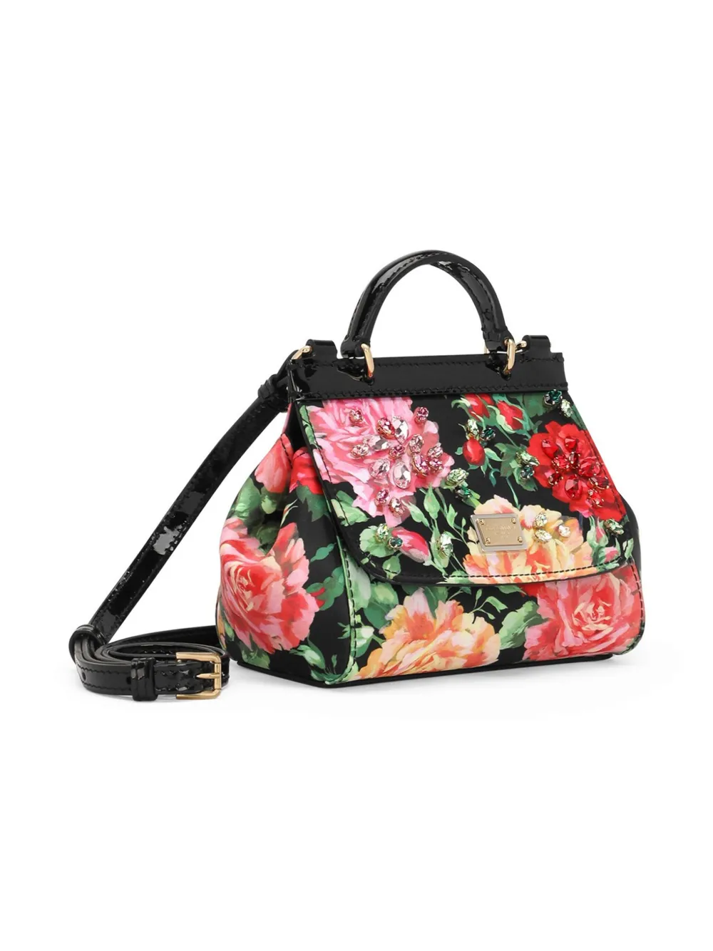 Dolce & Gabbana Kids Sicily schoudertas Zwart