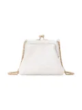 Dolce & Gabbana Kids logo-embroidered mesh crossbody bag - White