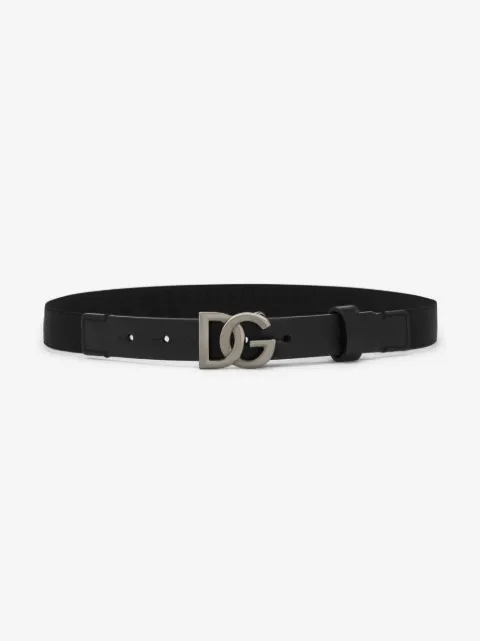 Dolce & Gabbana Kids Cinto com placa DG