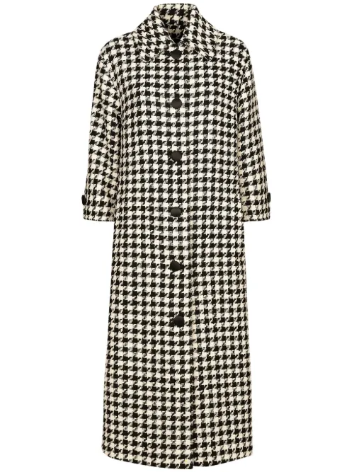 Trench à motif pied-de-poule - Dolce & Gabbana - Modalova