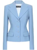 Dolce & Gabbana fitted buttoned jacket - Blue