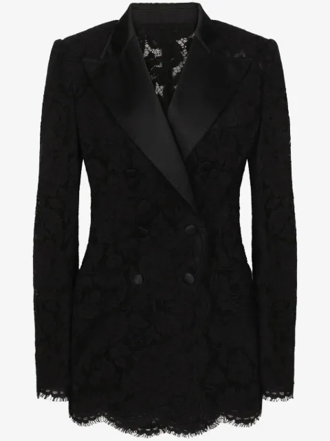 Dolce & Gabbana DNA floral lace blazer jacket