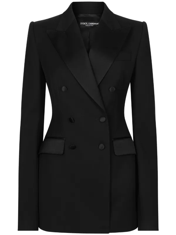 Dolce&Gabbana ドット柄 ニットダブルジャケット