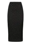 Dolce & Gabbana polka-dot pencil skirt - Black