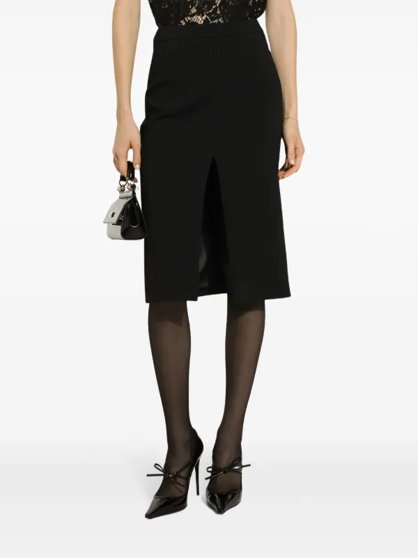 Dolce & Gabbana Midi Pencil Skirt | Black | FARFETCH AU