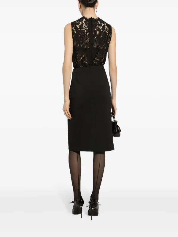 Dolce & Gabbana Midi Pencil Skirt | Black | FARFETCH