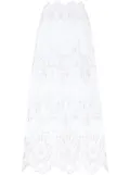 Dolce & Gabbana scallop cut-out skirt - White