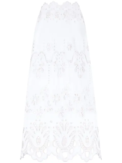 Dolce & Gabbana scallop cut-out skirt