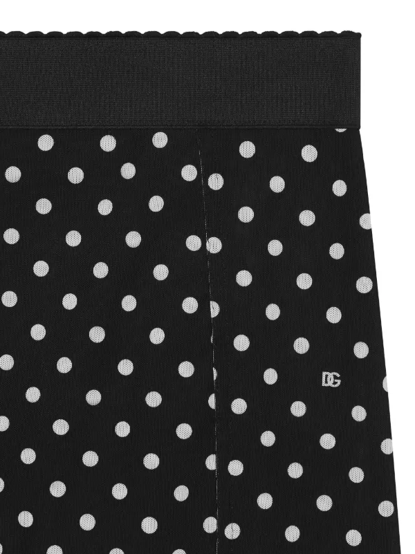 Polka dot pencil mini skirt best sale