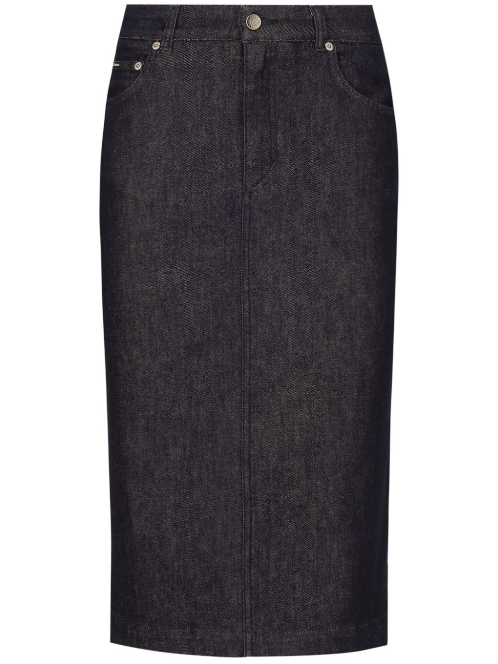 Dolce & Gabbana buttoned denim skirt - Blue