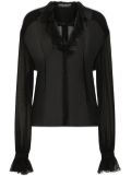 Dolce & Gabbana chiffon blouse - Black