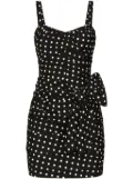 Dolce & Gabbana polka-dot mini dress - Black