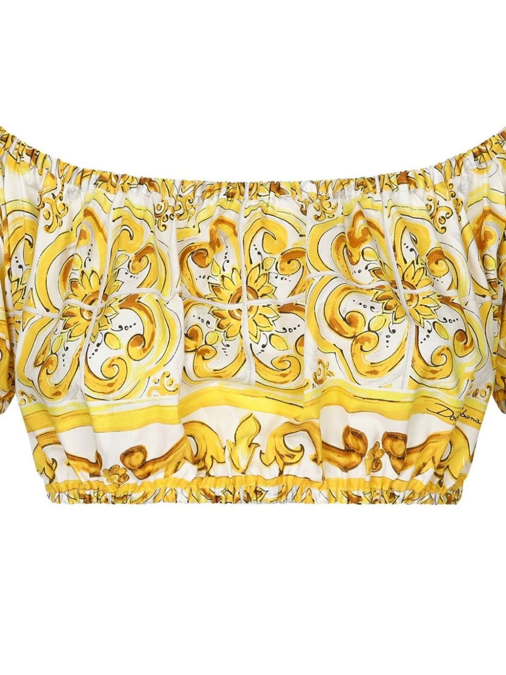Dolce & Gabbana Cropped top - Geel
