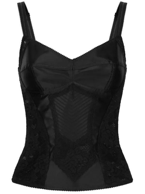 Dolce & Gabbana コルセットスタイル トップ | ブラック | FARFETCH JP