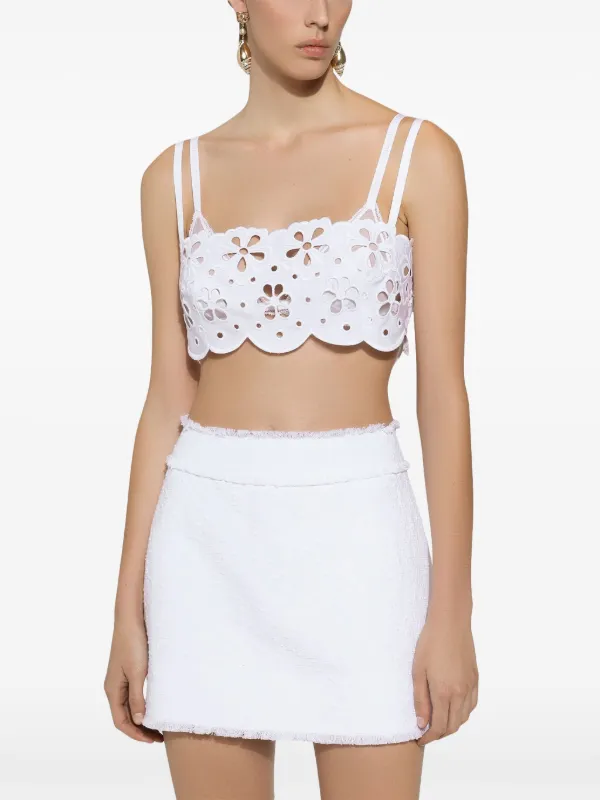 Dolce & Gabbana カットアウト トップ | ホワイト | FARFETCH JP