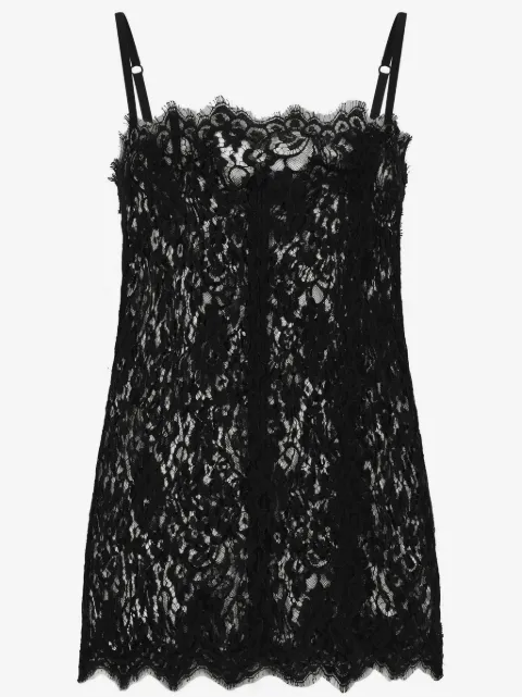 Dolce & Gabbana lace square-neck camisole