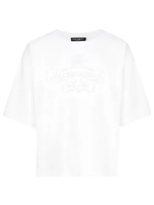 FENDI FF-jacquard T-shirt | White | FARFETCH