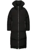 Dolce & Gabbana logo-plaque padded coat - Black