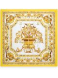 Dolce & Gabbana Majolica-print silk scarf - Yellow