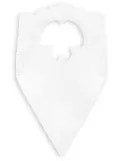 Dolce & Gabbana cut-out lace veil - White