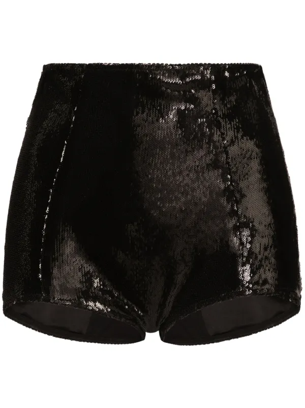 【DOLCE&GABBANA】ハイウエストホットパンツ Blackのウィメンズ ウール ハイウエスト ショーツ | Dolce&Gabbana®