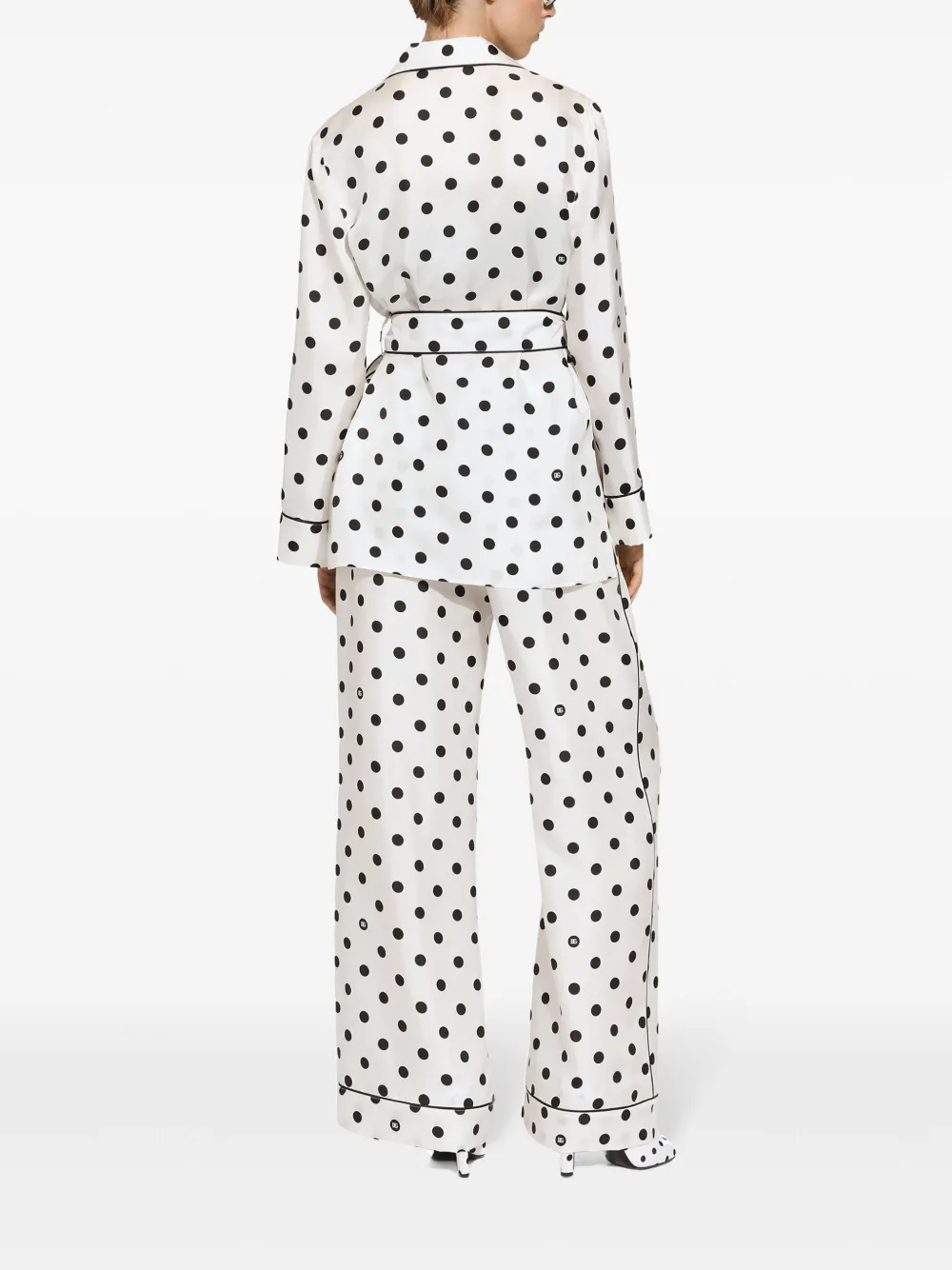 Dolce & Gabbana Broek met stippen Wit