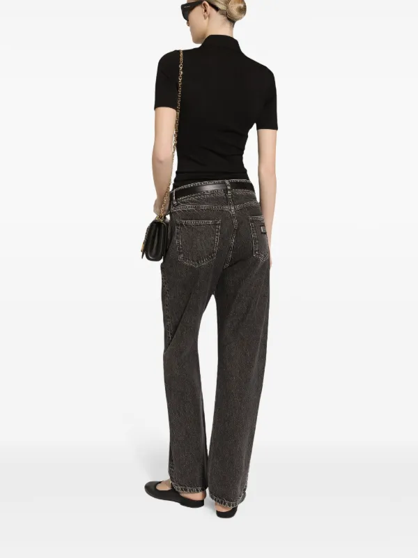 Dolce & Gabbana straight-leg Jeans | Black | FARFETCH