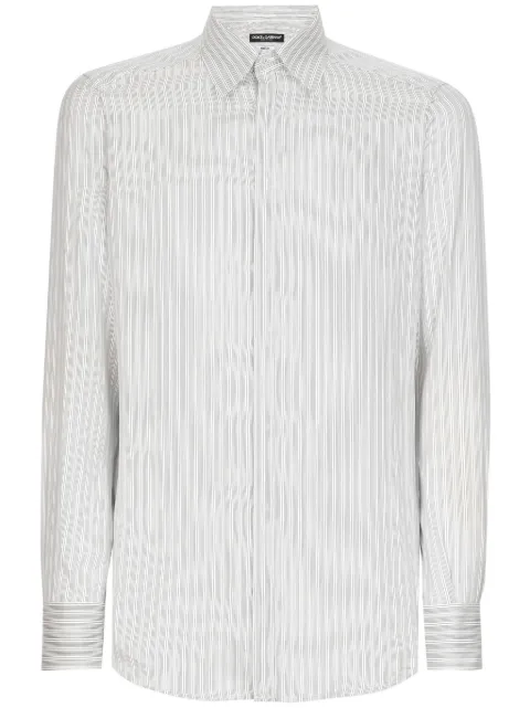 Dolce & Gabbana striped long-sleeve shirt 
