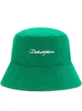 Dolce & Gabbana logo-embroidered bucket hat - Green