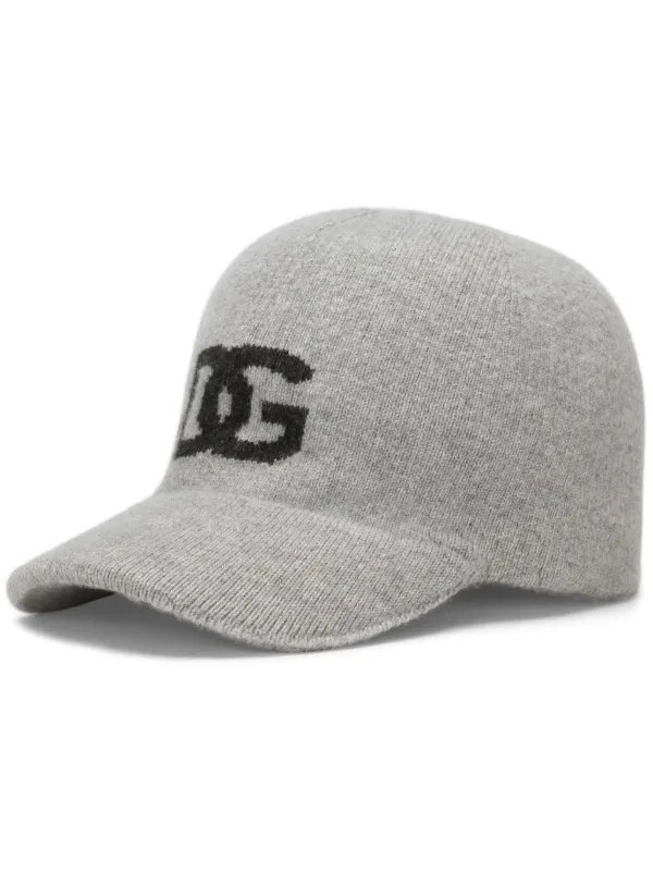 Dolce & Gabbana インターシャニット カシミアトップ | グレー 