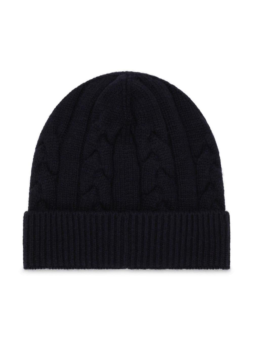 Shop Dolce & Gabbana Logo-embroidered Ribbed-knit Beanie In Black