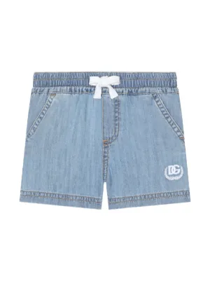 Dolce & Gabbana デニムショートパンツ マルチカラーのウィメンズ コットンデニム ショートパンツ