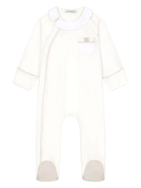 Dolce & Gabbana Kids Interlock DG-logo babygrow