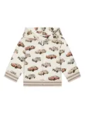 Dolce & Gabbana Kids car-print zip-fastening hoodie - Neutrals