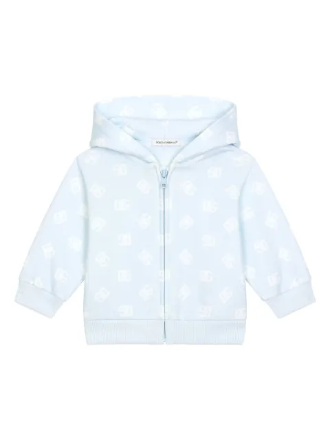 Dolce & Gabbana Kids hoodie con logo estampado