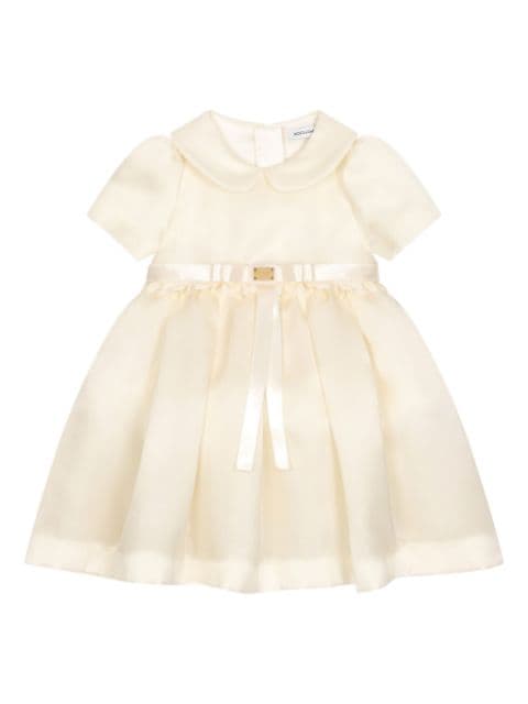 Dolce & Gabbana Kids vestido con etiqueta del logo