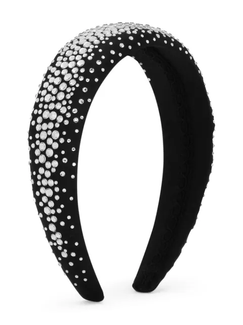Dolce & Gabbana Kids rhinestone-embellished satin headband