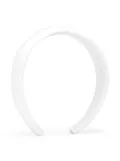 Dolce & Gabbana Kids logo-embroidered tonal hair band - White