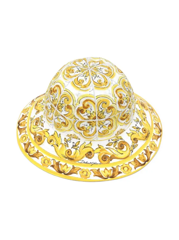 【Dolce&Gabbana】マジョリカプリントの帽子 Dolce&Gabbana】マジョリカプリントの帽子 Dolce & Gabbana