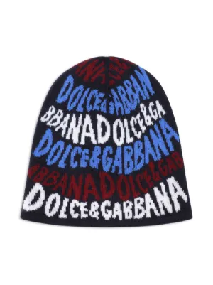 Gucci Kids logo-jacquard Beanie | Blue | FARFETCH